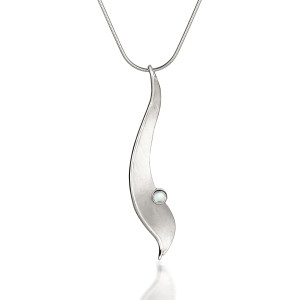 Fiona Kerr Jewellery/Morning Dew Silver Large Pendant-MD05