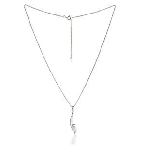 Fiona Kerr Jewellery/Morning Dew Silver Small Pendant-MD09