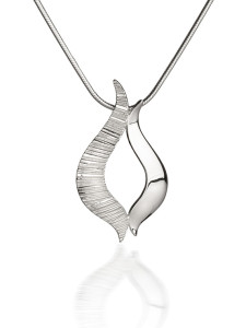 Fiona Kerr Jewellery / Ebb and Flow Silver medium pendant - EF03