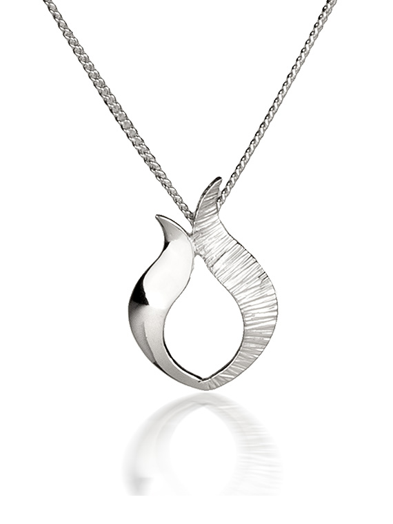 Fiona Kerr Jewellery / Ebb and Flow Small Silver Pendant - EF05