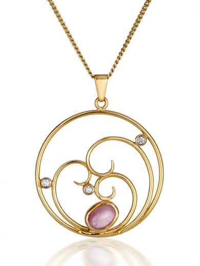 Fiona Kerr Jewellery | Pink Sapphire Pendant