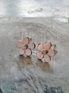 Fiona Kerr Jewellery | Rose Gold Daisy Stud Earrings - RGSE